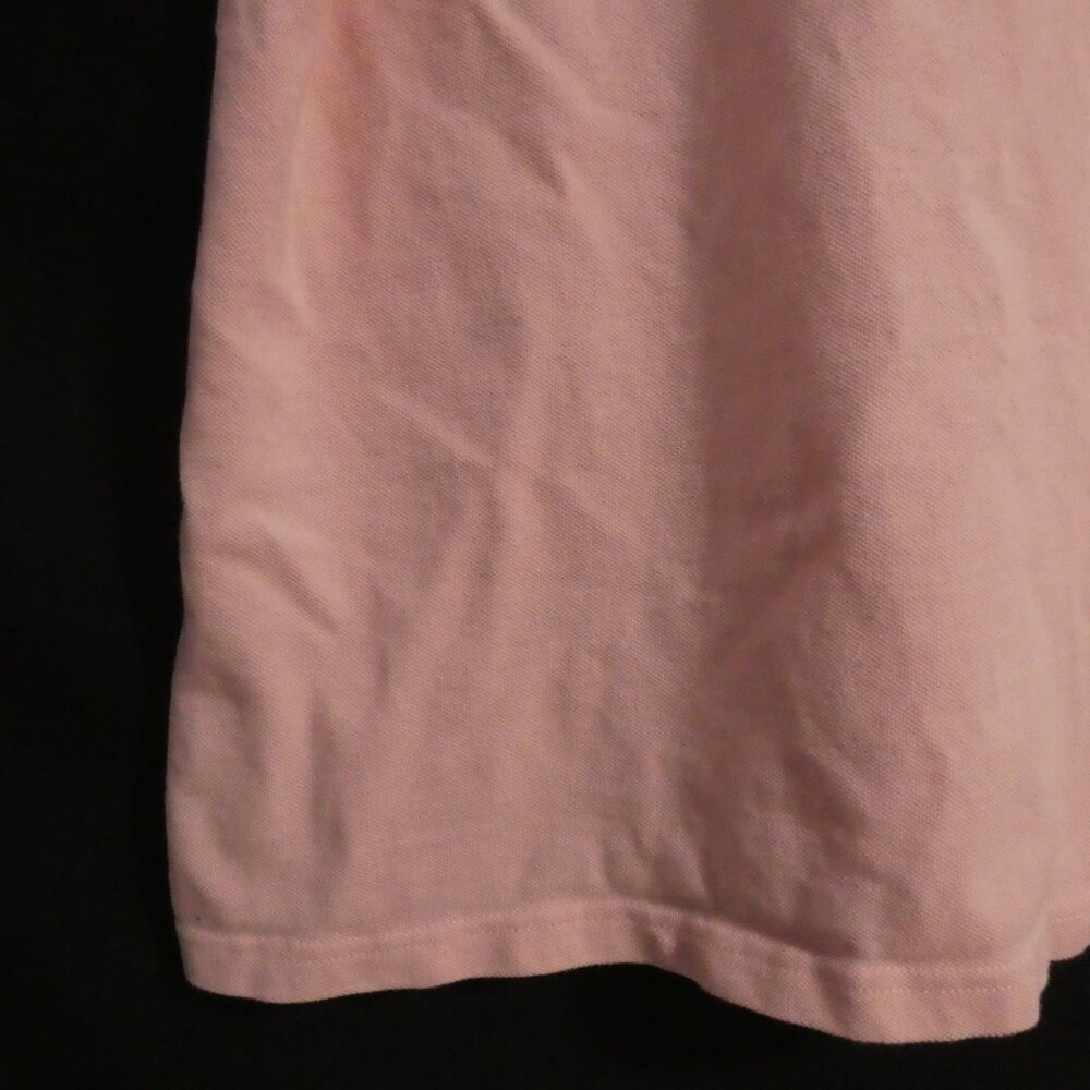 Lacoste Light Pink Polo Shirt with Green Croc Logo - Picture 12 of 13